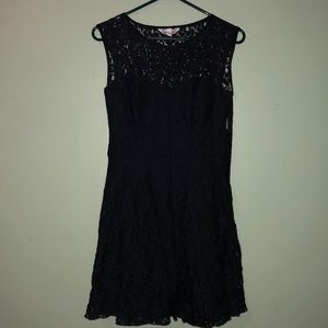 Black lace dress